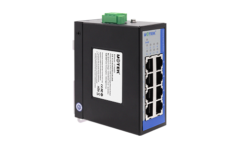 工业级以太网交换机_UT-6408SA 8口百兆非网管型以太网交换机